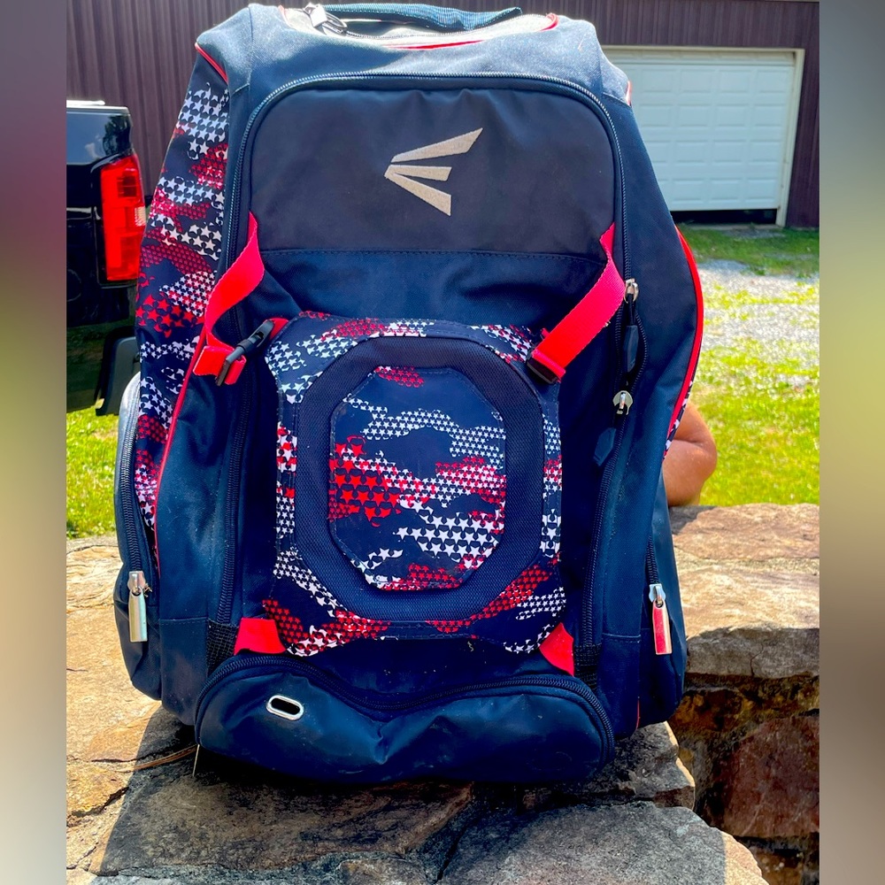 EASTON. Red/white/blue Softball/Baseball bag